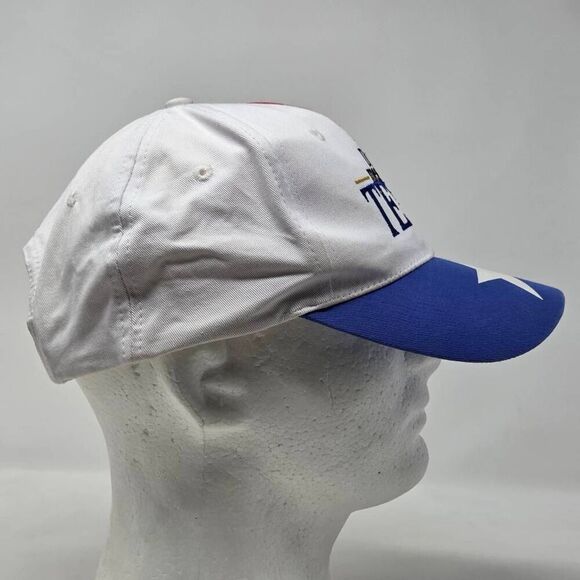 VINTAGE DON'T MESS WITH TEXAS STAR RED WHITE BLUE PATRIOT HAT CAP SNAPBACK - Picture 4 of 6